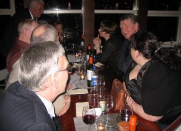 Kvöldverður á Kaffi Duus, eftir aðalfund 2008